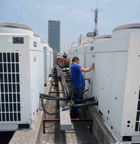 松潘中央空调制热和不制冷系统维修方法